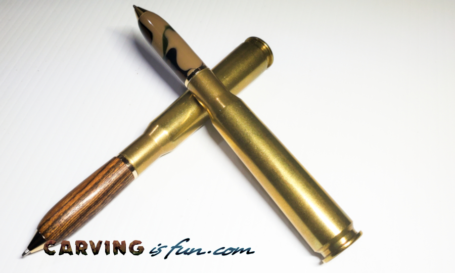 Bocote and Acrylic 50cal Hand Crafted Pen